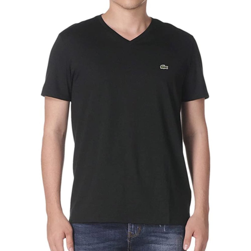 Lacoste 100% Cotton T-Shirt in Dark Heather Grey NWOT